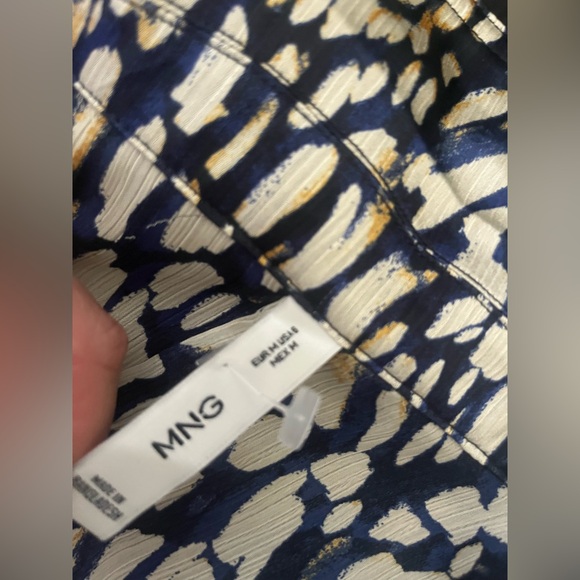 Mango Satin Long Sleeve Midi Dress - Picture 10 of 10